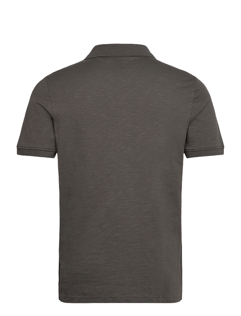 Lyle & Scott - Fine Slub Polo Shirt - kurzärmelig - w635 gunmetal - 1