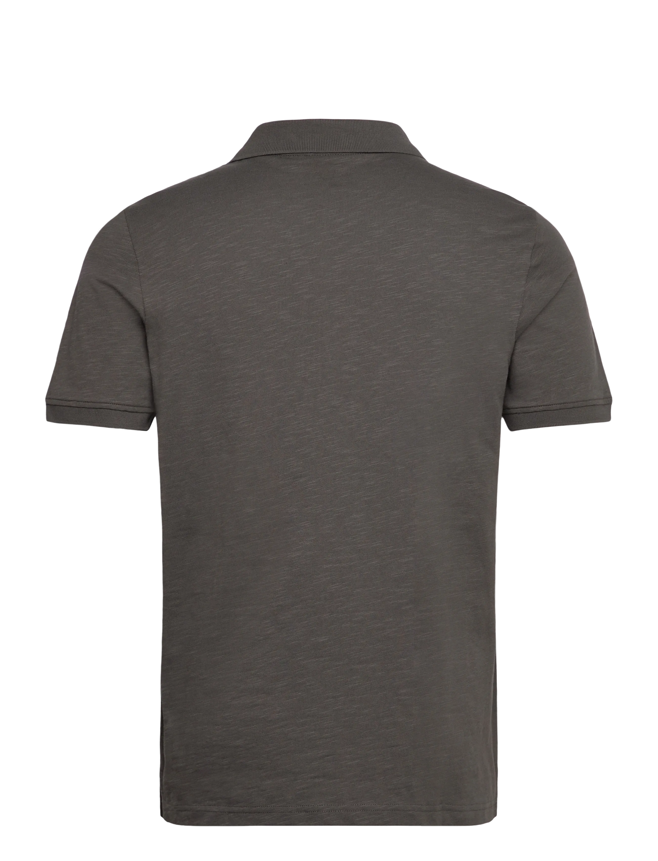 Lyle & Scott - Fine Slub Polo Shirt - lühikeste varrukatega polod - w635 gunmetal - 2