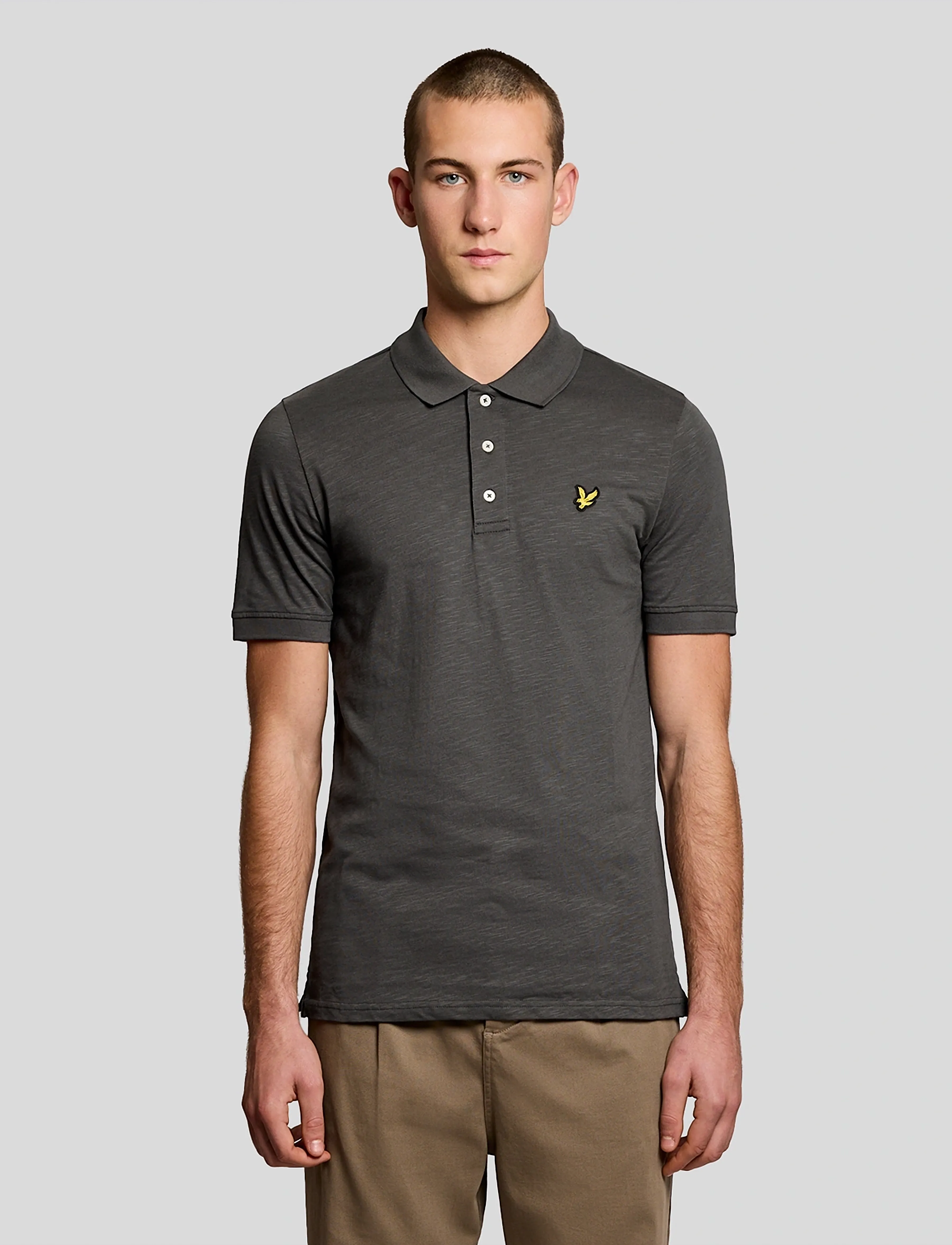 Fine Slub Polo Shirt