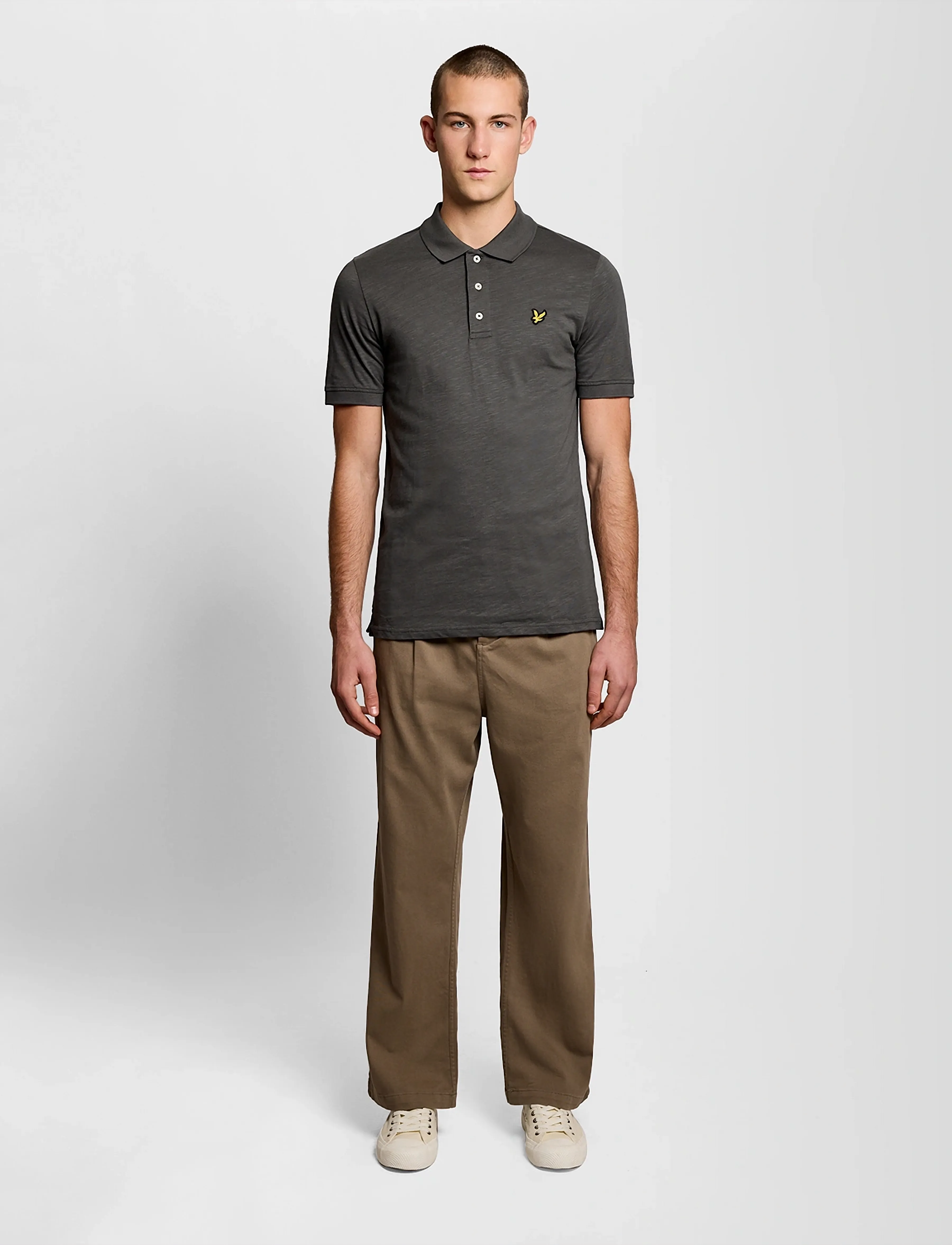 Fine Slub Polo Shirt 3
