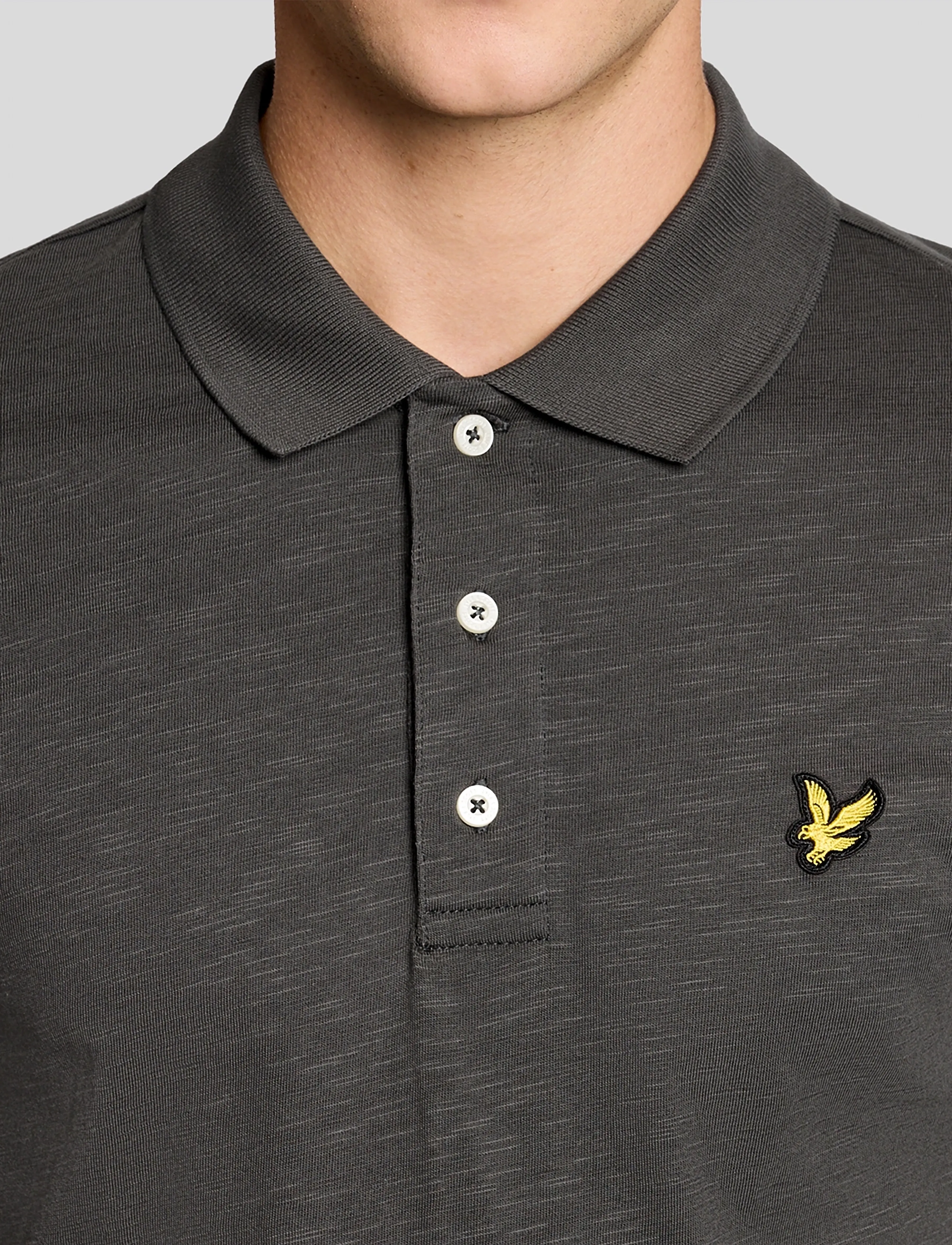 Fine Slub Polo Shirt 4