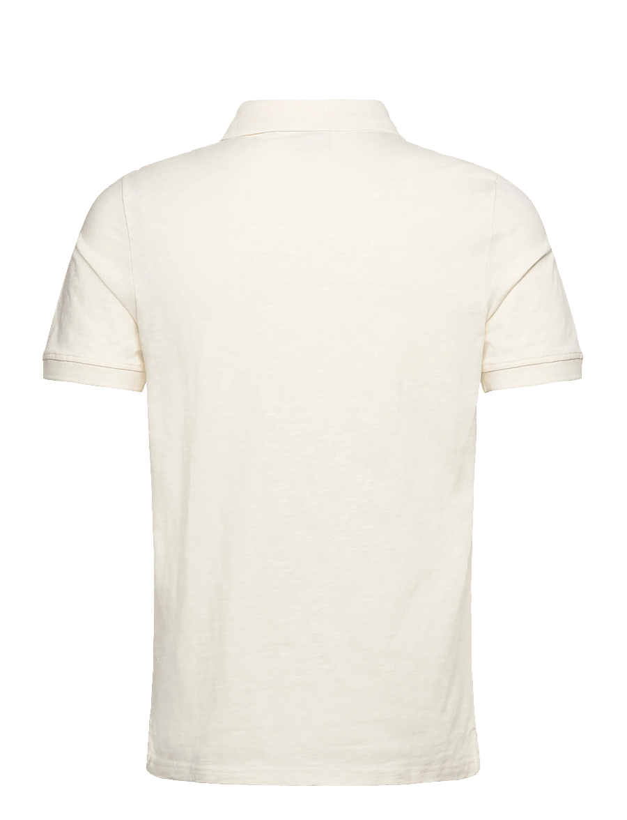 Lyle & Scott - Fine Slub Polo Shirt - polos à manches courtes - y126 ice cream - 2