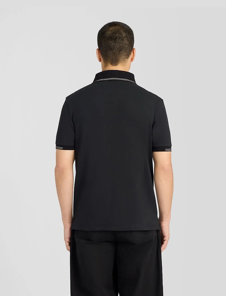 Lyle & Scott - Fine Tipped Polo Shirt - kurzärmelig - jet black/ soft peach - 3