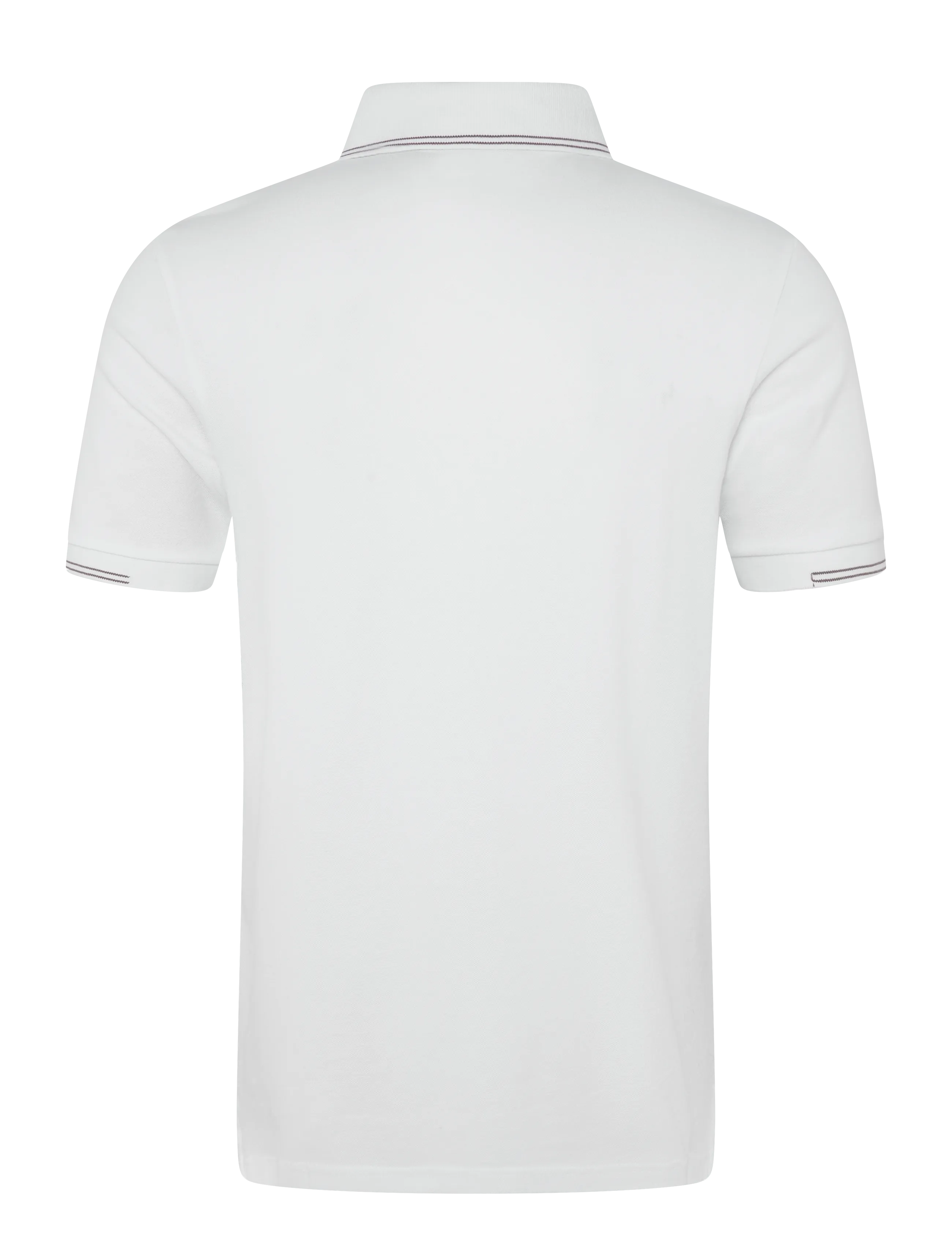 Lyle & Scott - Fine Tipped Polo Shirt - lühikeste varrukatega polod - white/ bourbon brown - 2