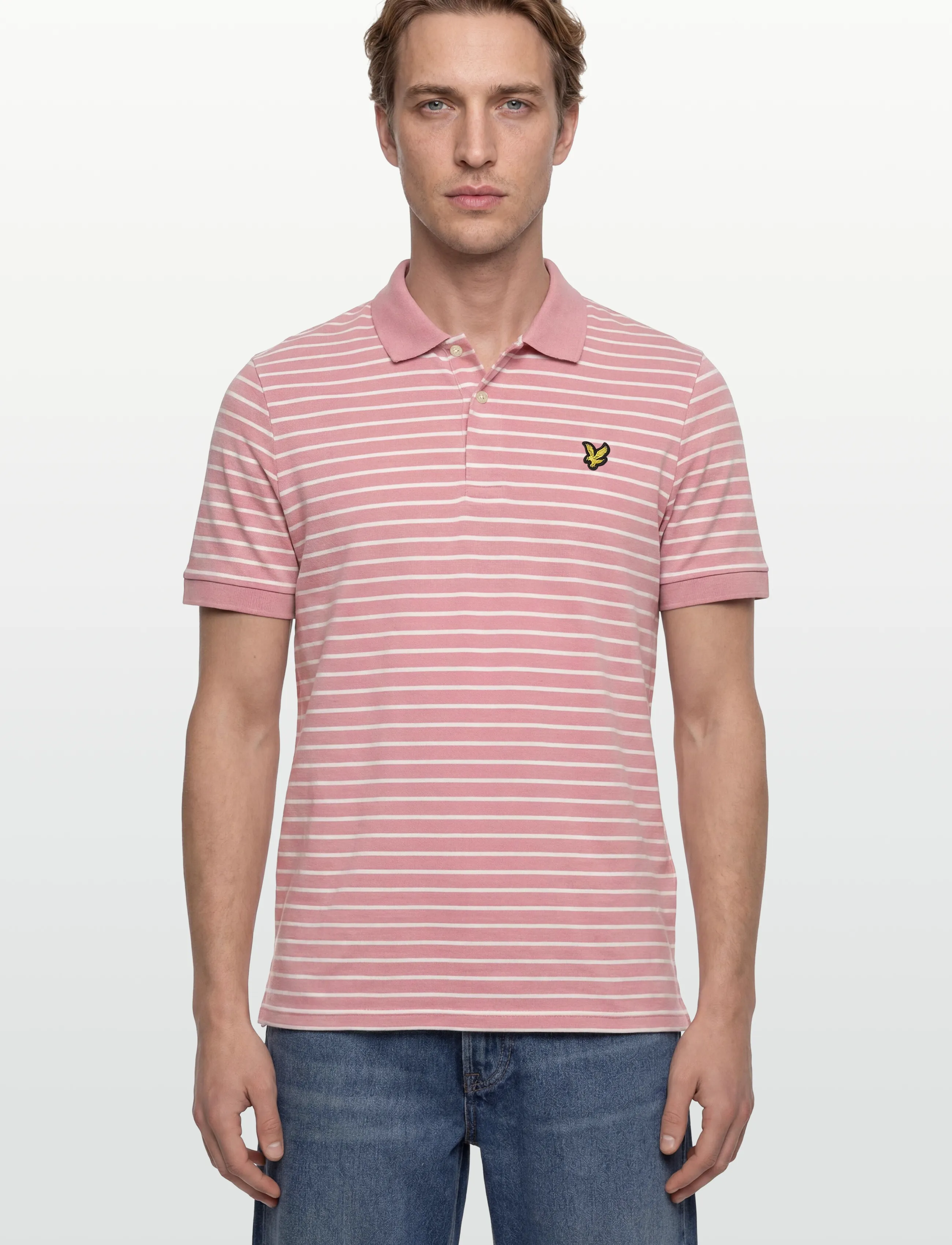 Lyle & Scott Pique Breton Polo Shirt pikéer herr – bild 2