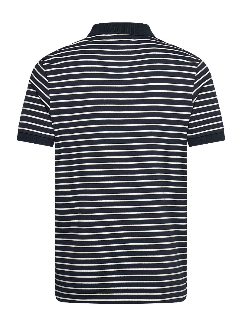 Lyle & Scott - Pique Breton Polo Shirt - lühikeste varrukatega polod - w403 dark navy/ white - 1