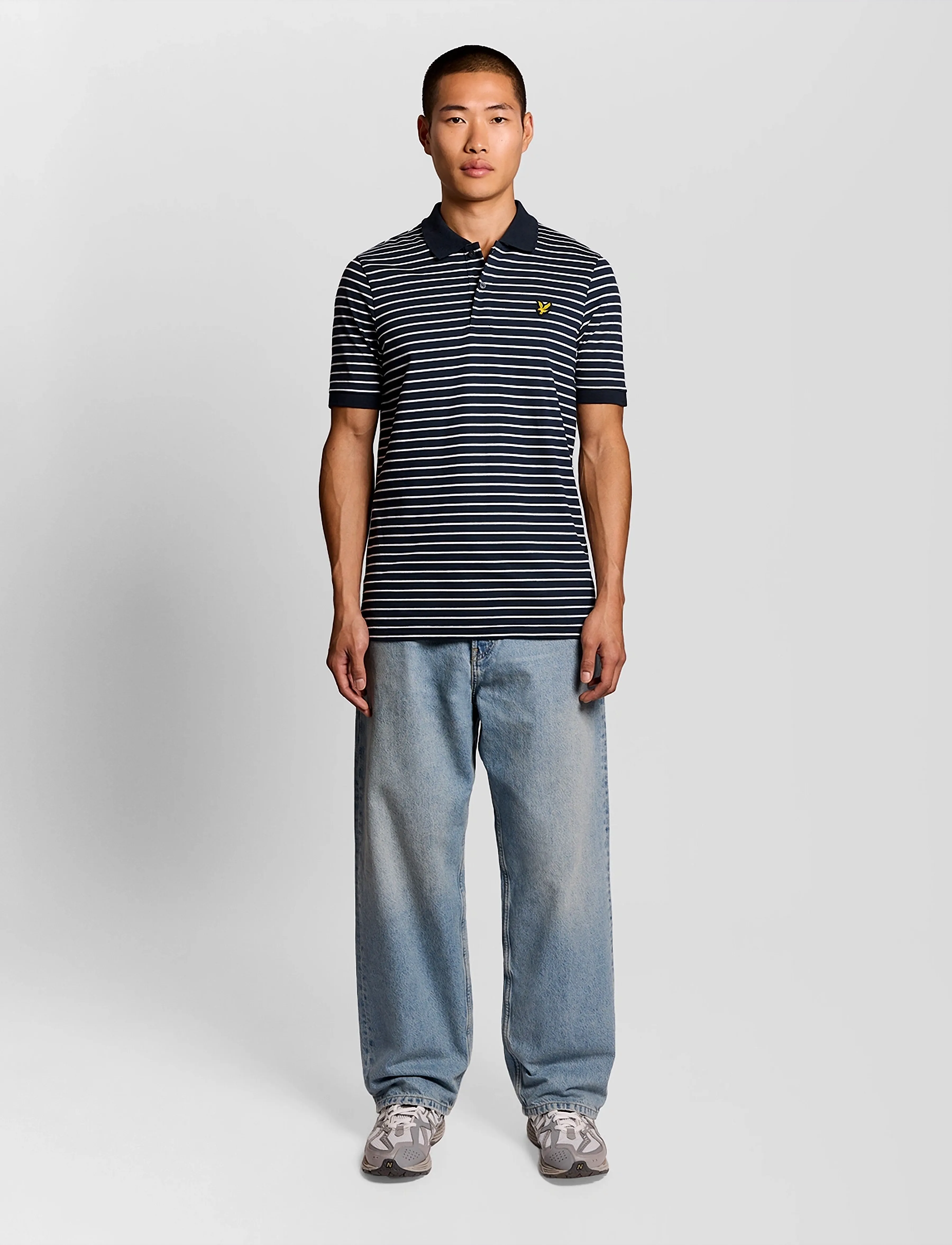 Polotröjor med korta ärmar Lyle & Scott Bretonsk pikétröja 7