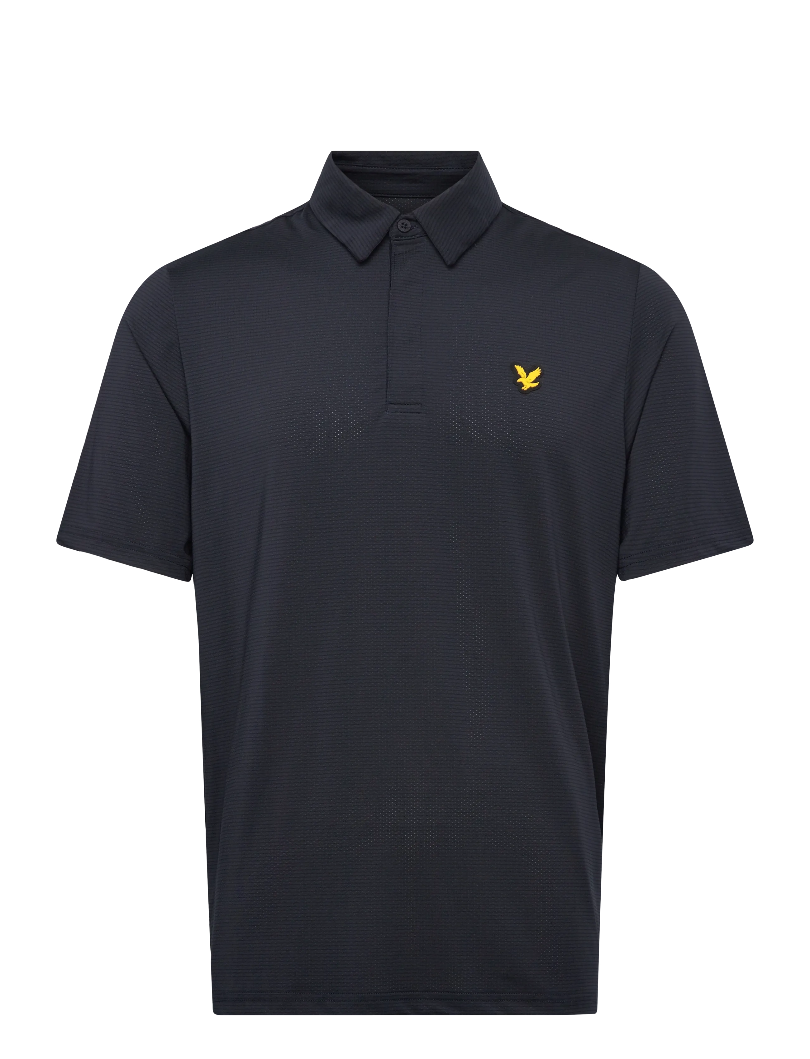 Lyle & Scott Golf Concealed Placket Polo Shirt - Riided - Z271 DARK NAVY / navy