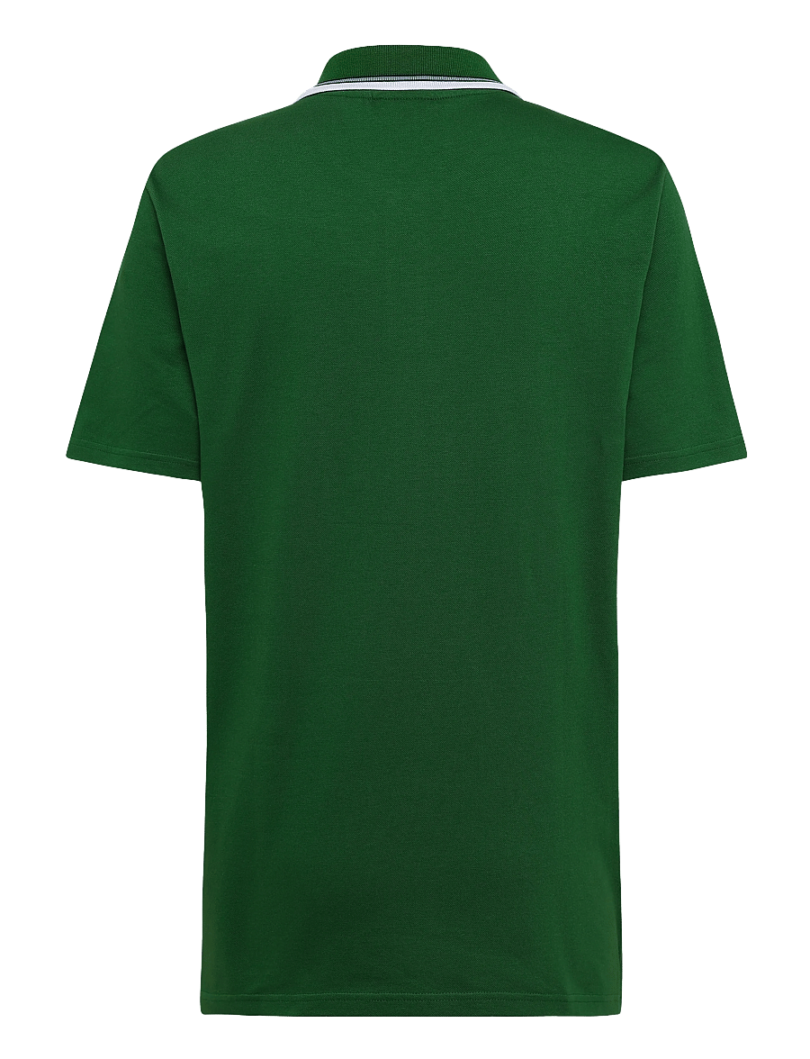 Lyle & Scott - Tipped Track Polo Shirt - kortærmede poloer - clover green - 1