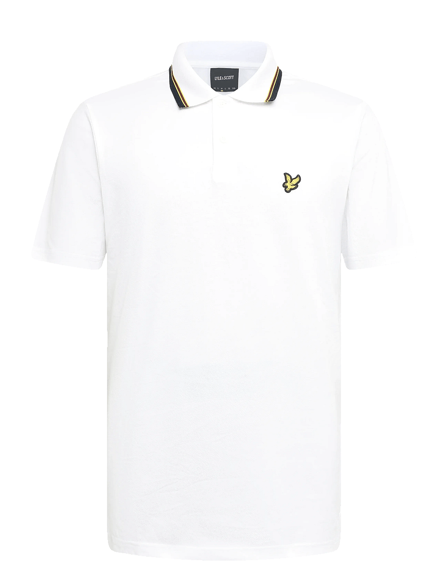 Lyle & Scott - Tipped Track Polo Shirt - white - 0