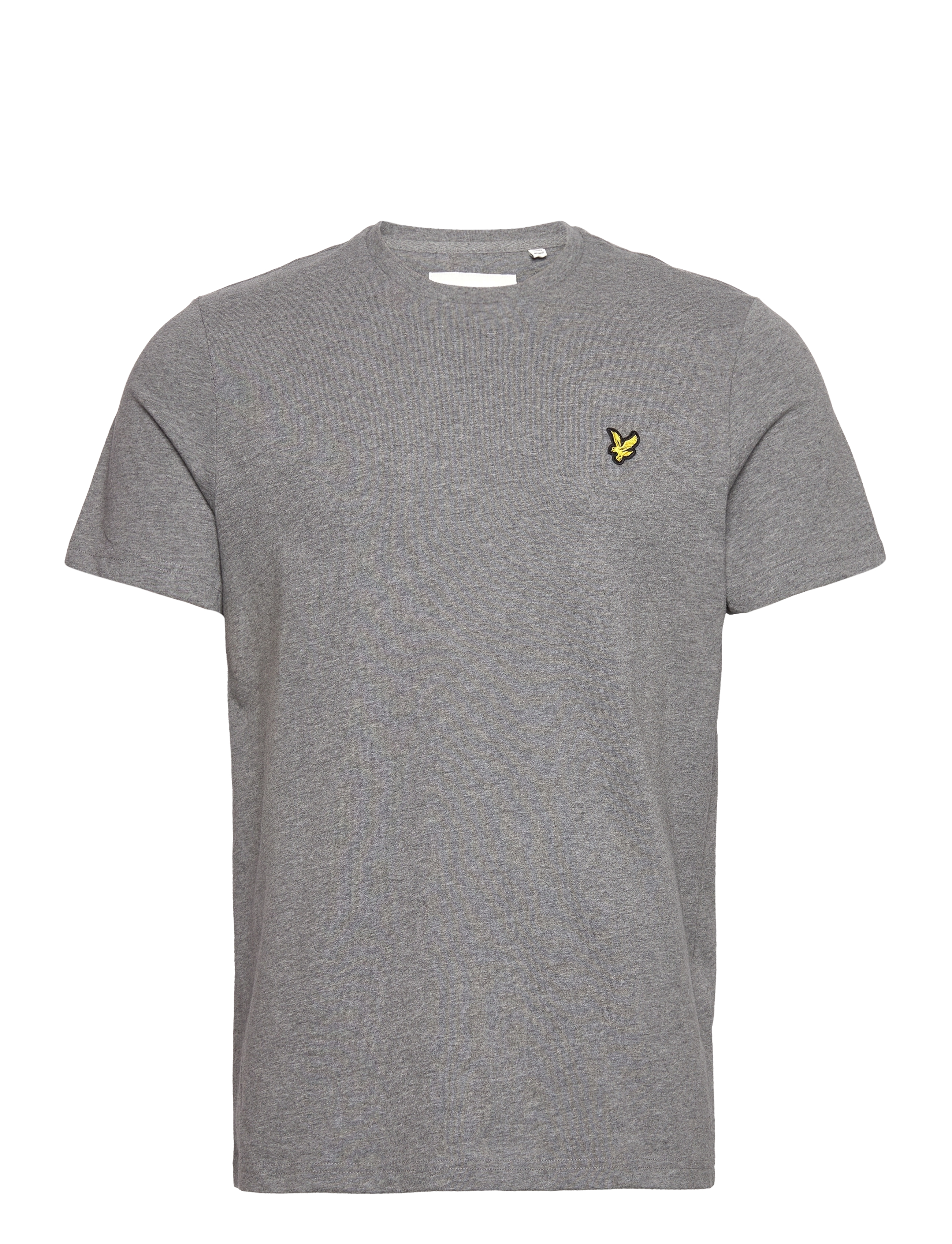 Plain Polo Shirt - MID GREY MARL