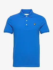 Lyle & Scott - Plain Polo Shirt - kortærmede poloer - bright blue - 0