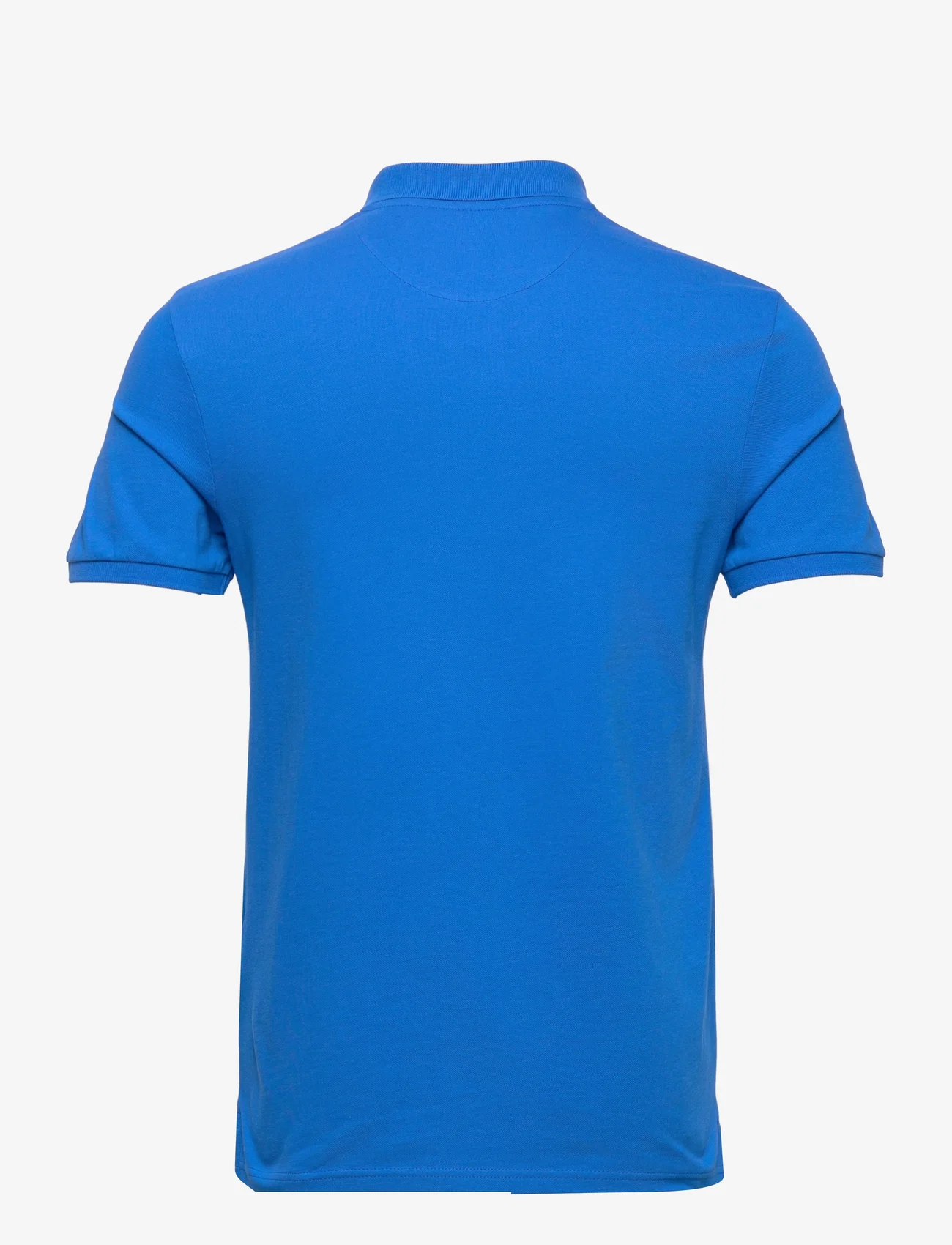 Lyle & Scott - Plain Polo Shirt - lyhythihaiset - bright blue - 1