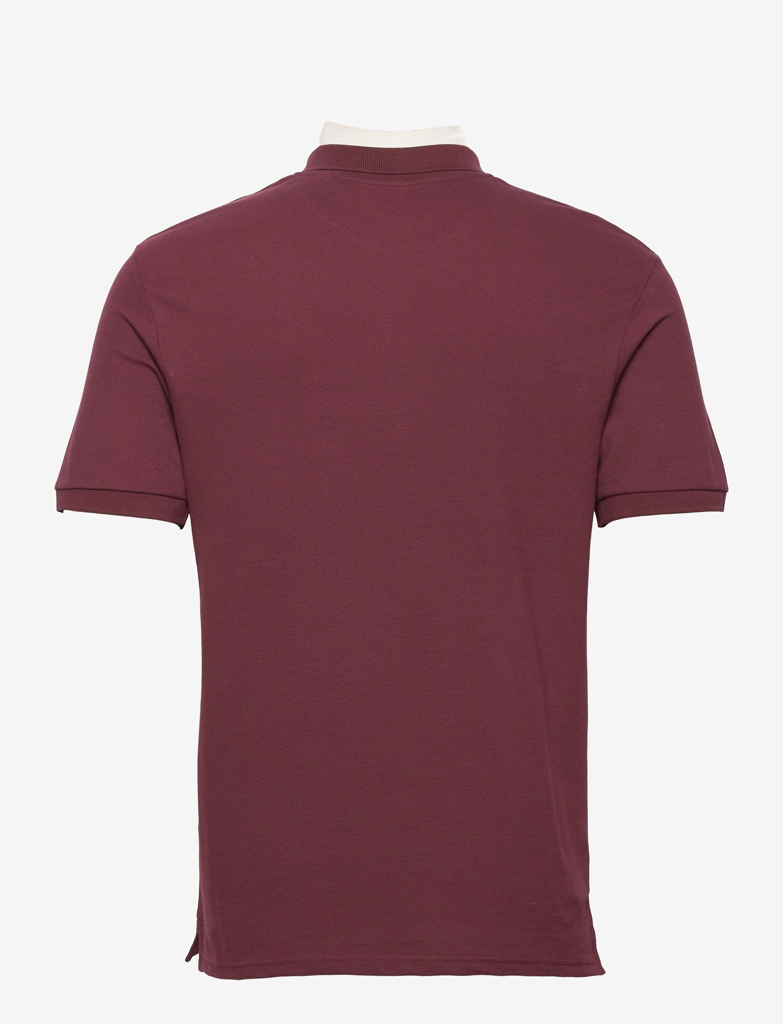 Lyle & Scott - Plain Polo Shirt - kortærmede poloer - burgundy - 2