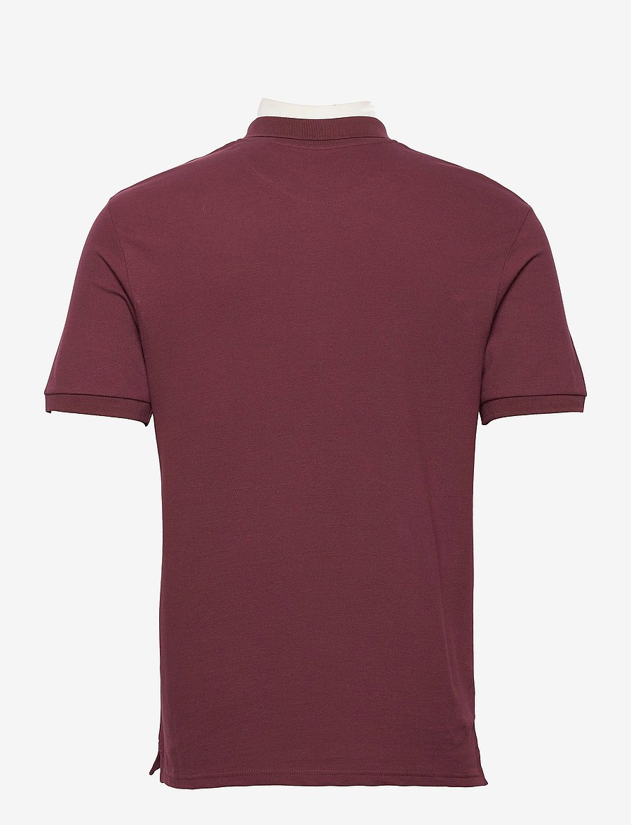 Lyle & Scott - Plain Polo Shirt - kurzärmelig - burgundy - 2