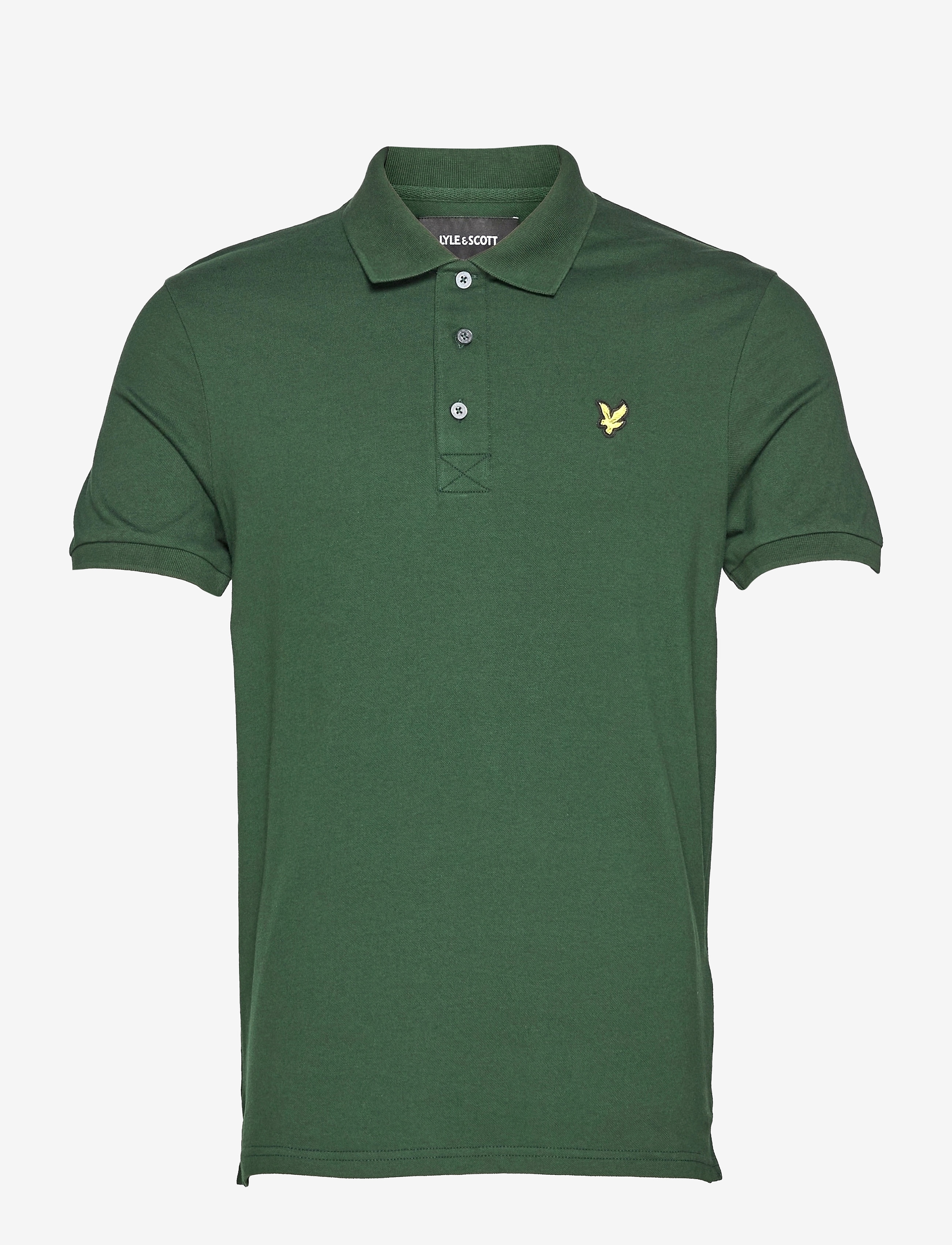 Plain Polo Shirt - DARK GREEN