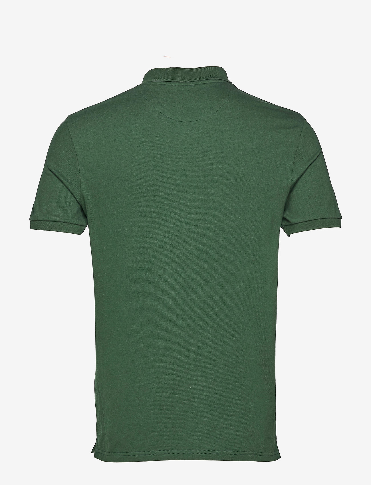 Lyle & Scott - Plain Polo Shirt - kortærmede poloer - dark green - 1
