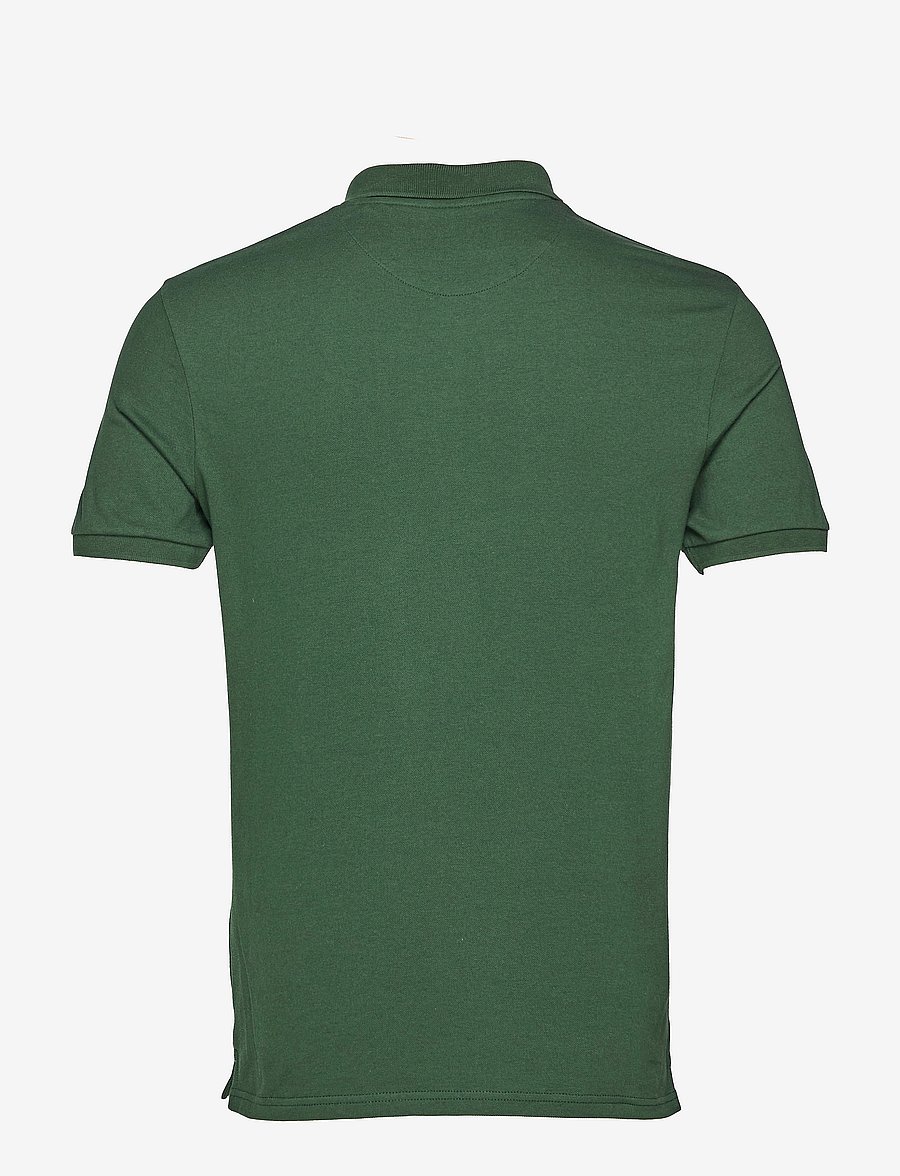 Lyle & Scott - Plain Polo Shirt - short-sleeved polos - dark green - 2