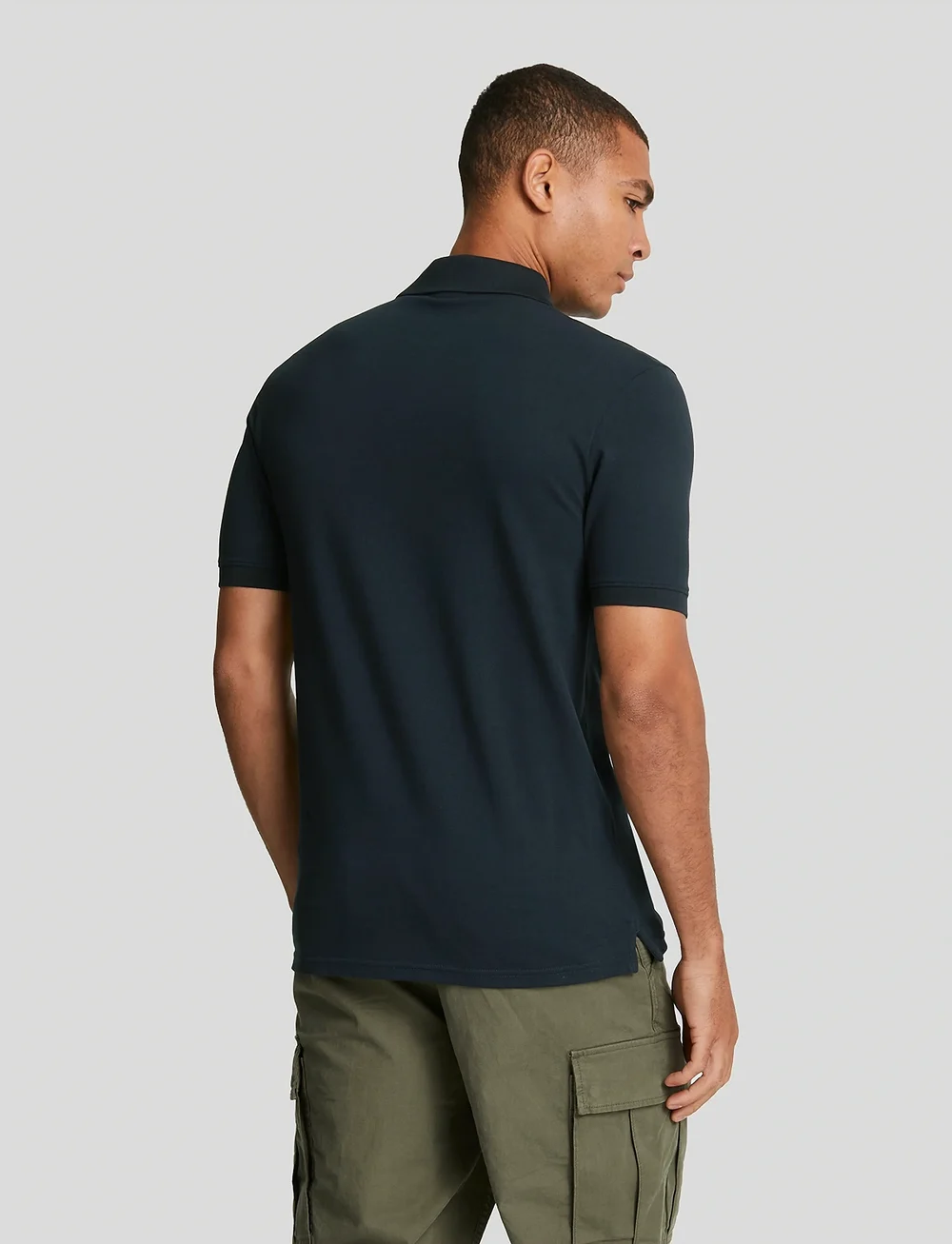 Lyle & Scott - Plain Polo Shirt - kortærmede poloer - dark navy - 3
