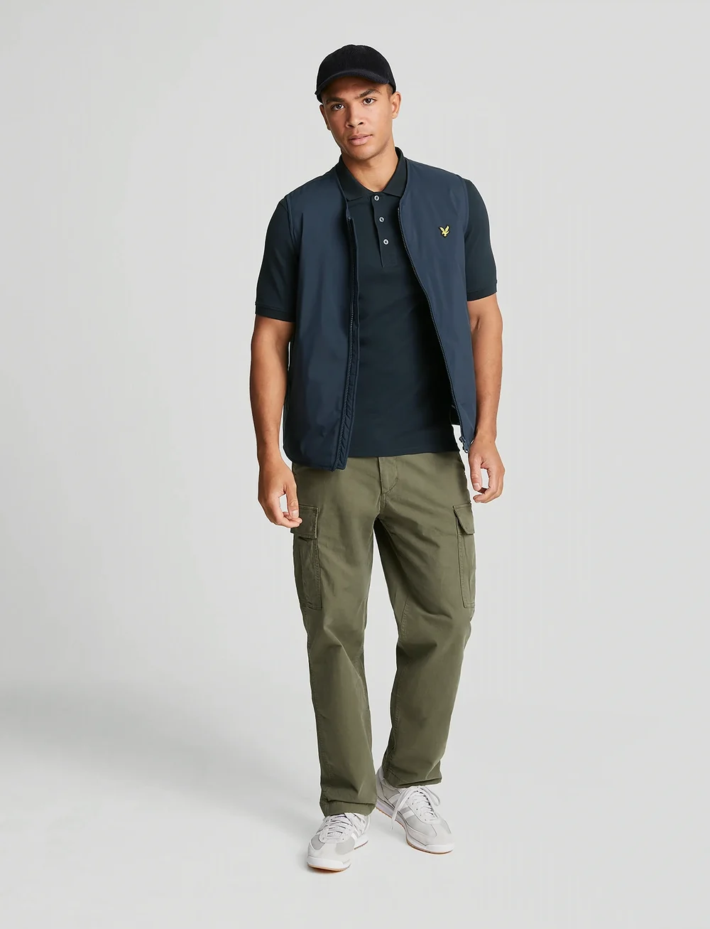 Lyle & Scott - Plain Polo Shirt - kortærmede poloer - dark navy - 4