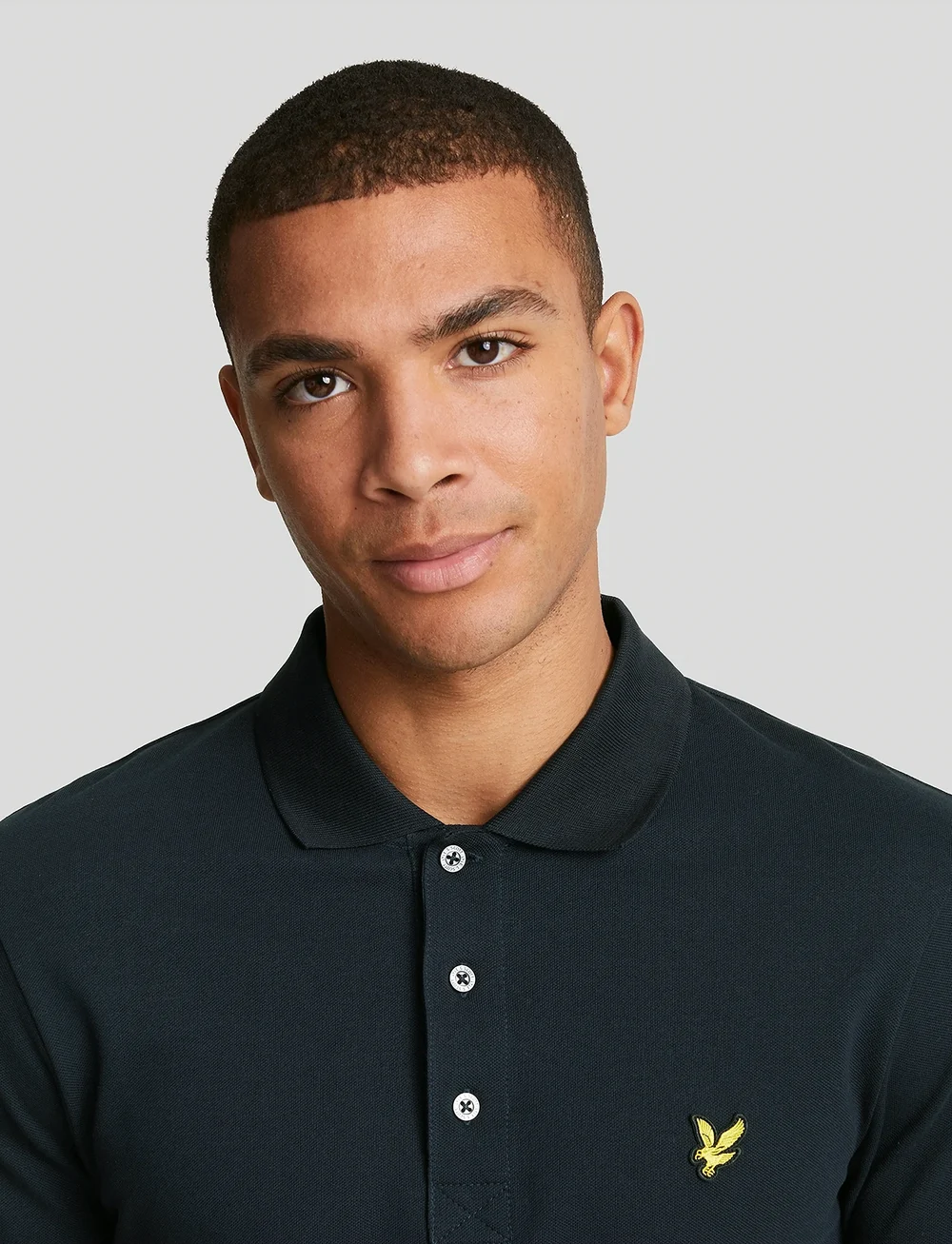 Lyle & Scott - Plain Polo Shirt - kortærmede poloer - dark navy - 5