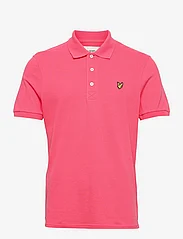 Lyle & Scott - Plain Polo Shirt - kortærmede poloer - electric pink - 0