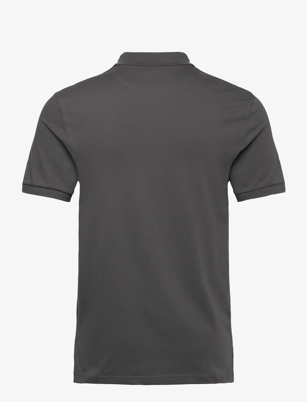 Lyle & Scott - Plain Polo Shirt - kortærmede poloer - gunmetal - 1
