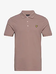 Lyle & Scott - Plain Polo Shirt - kortærmede poloer - hutton pink - 0