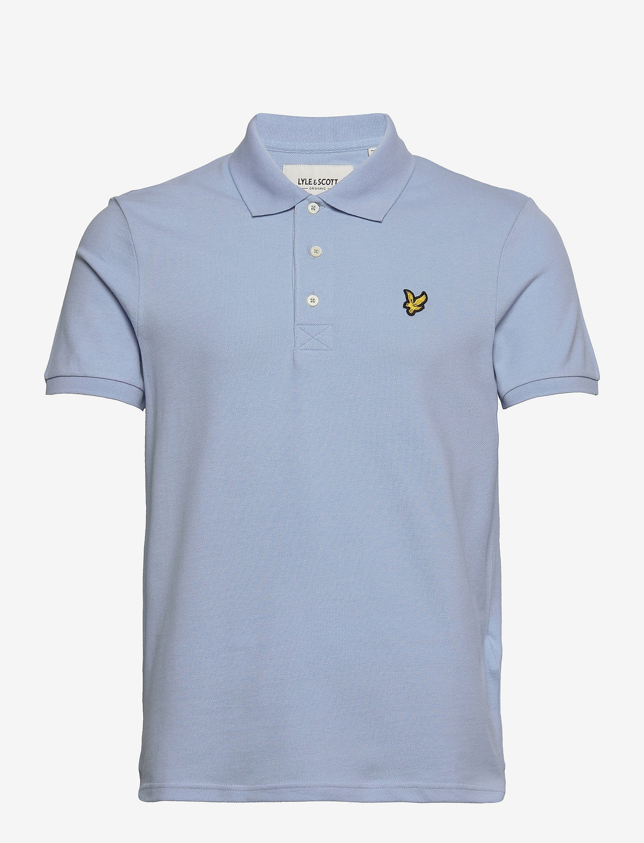 Lyle & Scott - Plain Polo Shirt - kortärmade pikéer - light blue - 0