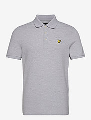 Lyle & Scott - Plain Polo Shirt - polo krekli ar īsām piedurknēm - light grey marl - 0