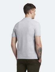 Lyle & Scott - Plain Polo Shirt - kortærmede poloer - light grey marl - 4