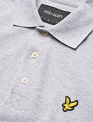 Lyle & Scott - Plain Polo Shirt - lyhythihaiset - light grey marl - 6