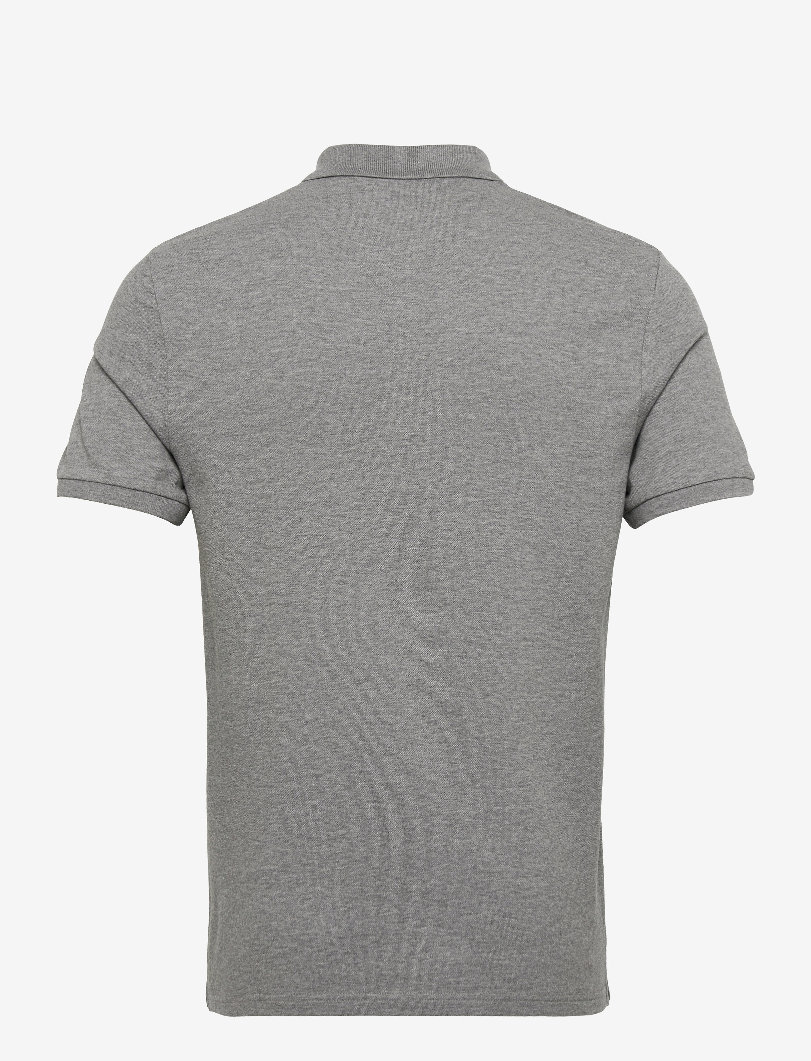 Lyle & Scott - Plain Polo Shirt - short-sleeved polos - mid grey marl - 2