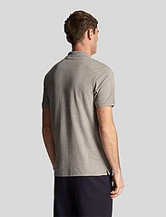 Lyle & Scott - Plain Polo Shirt - short-sleeved polos - mid grey marl - 3