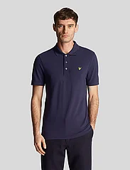 Lyle & Scott - Plain Polo Shirt - short-sleeved polos - navy - 2