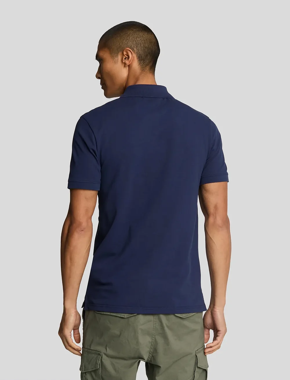 Lyle & Scott - Plain Polo Shirt - kortärmade pikéer - navy - 3