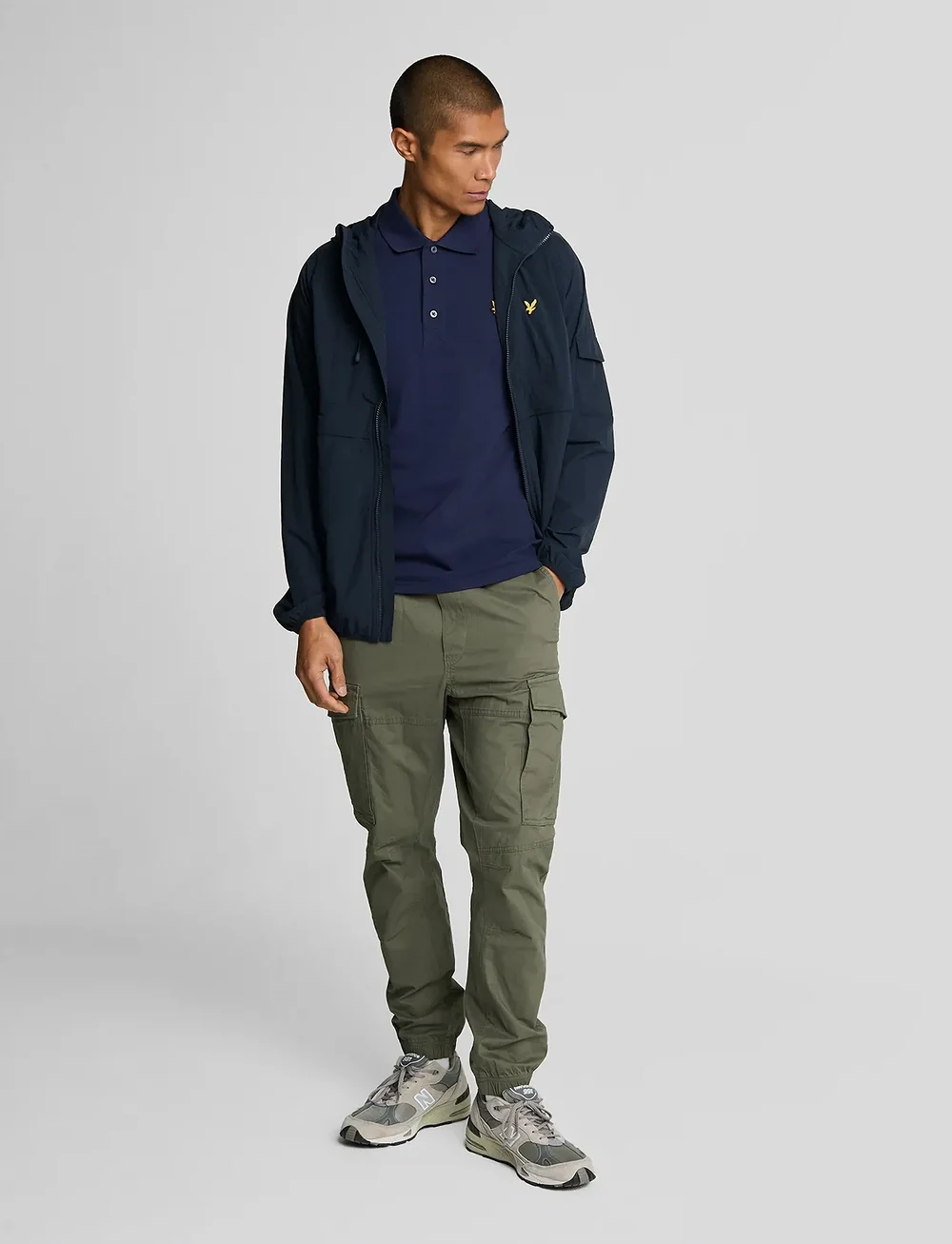 Lyle & Scott - Plain Polo Shirt - kortärmade pikéer - navy - 5