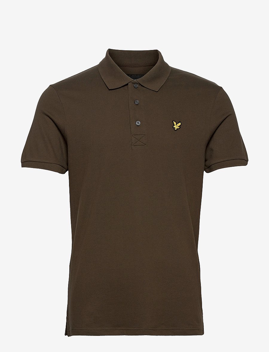 Lyle & Scott - Plain Polo Shirt - lühikeste varrukatega polod - olive - 1
