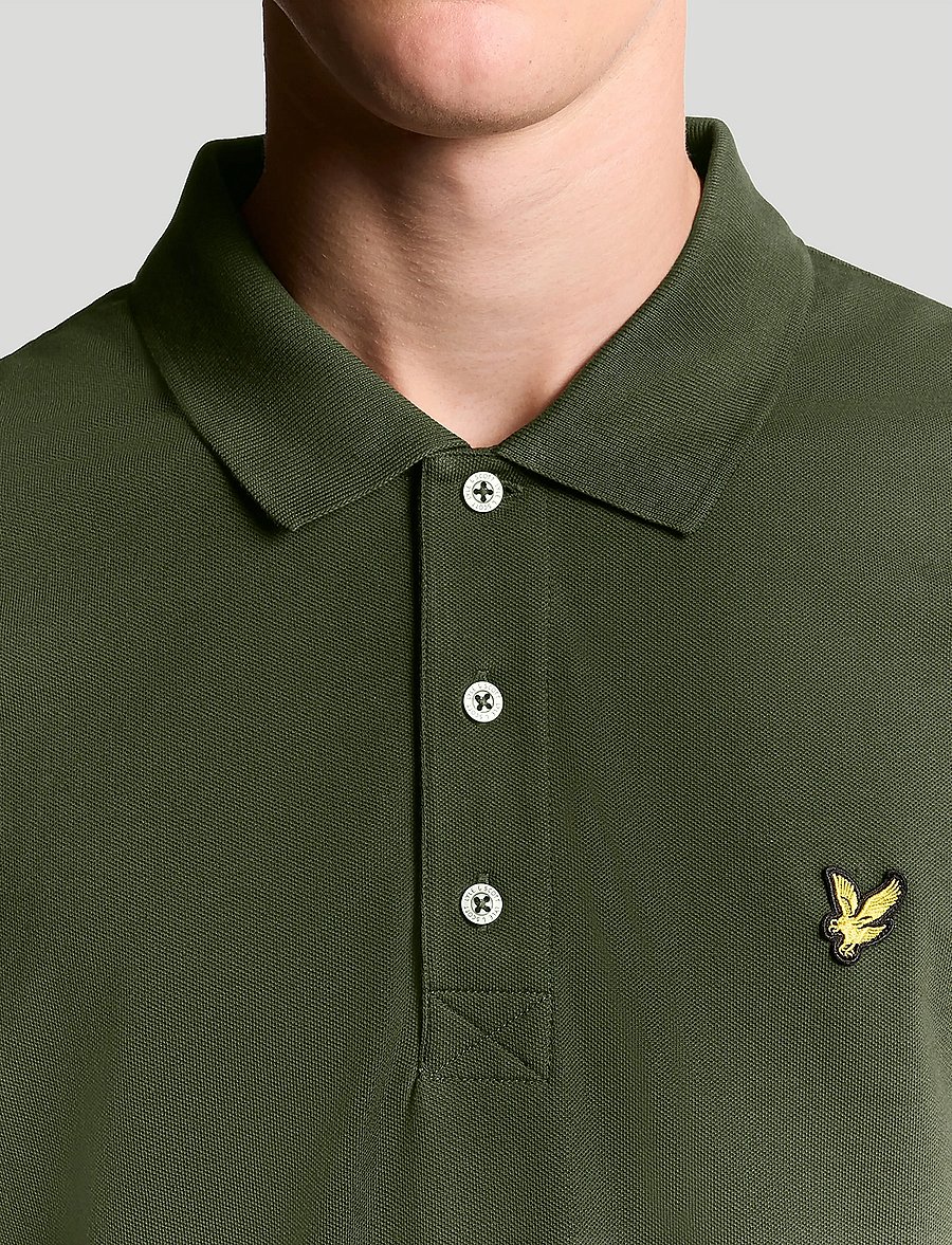 Lyle & Scott - Plain Polo Shirt - lühikeste varrukatega polod - olive - 5