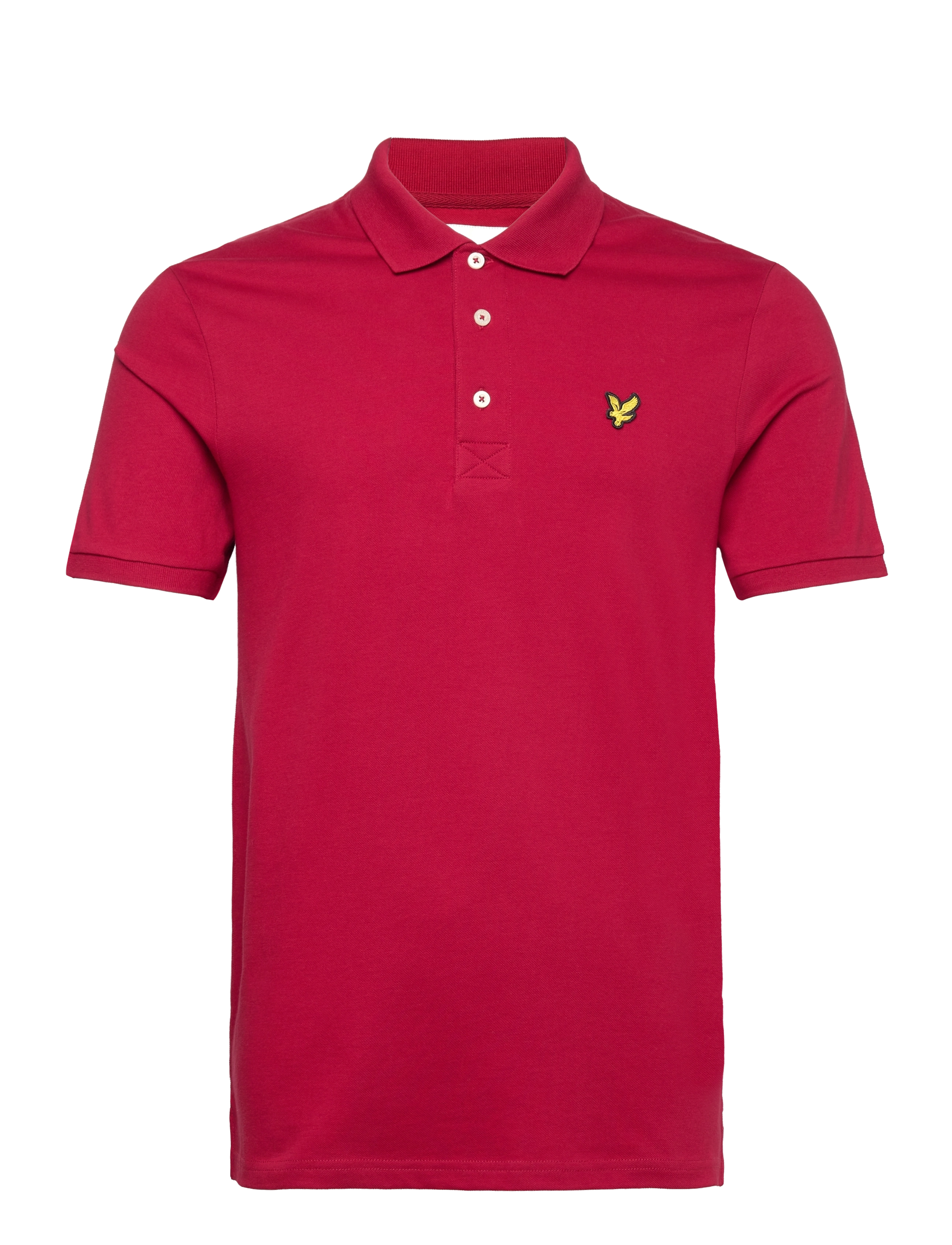 Lyle & Scott - Plain Polo Shirt - lühikeste varrukatega polod - tunnel red - 0