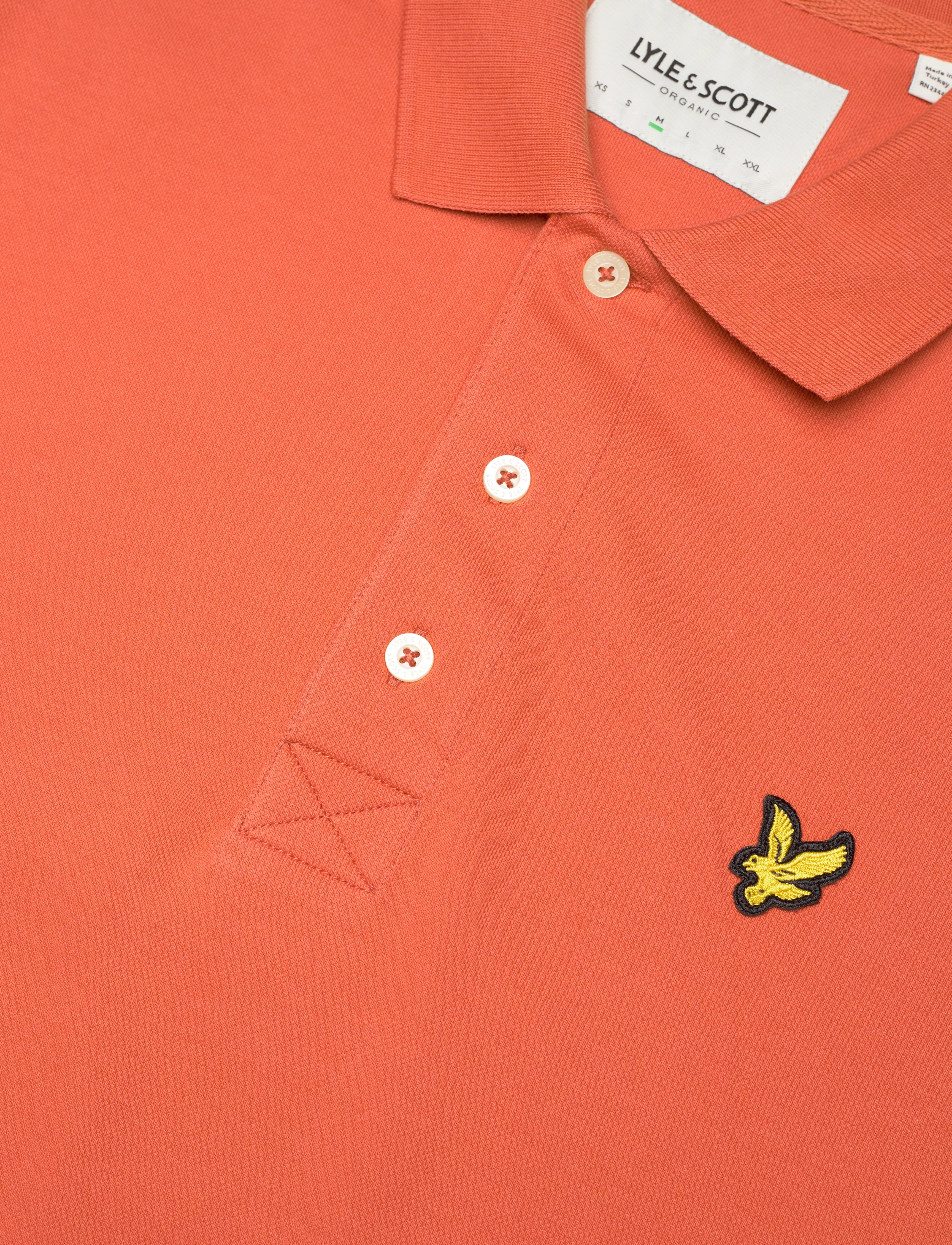 Lyle & Scott - Plain Polo Shirt - kortärmade pikéer - victory orange - 3