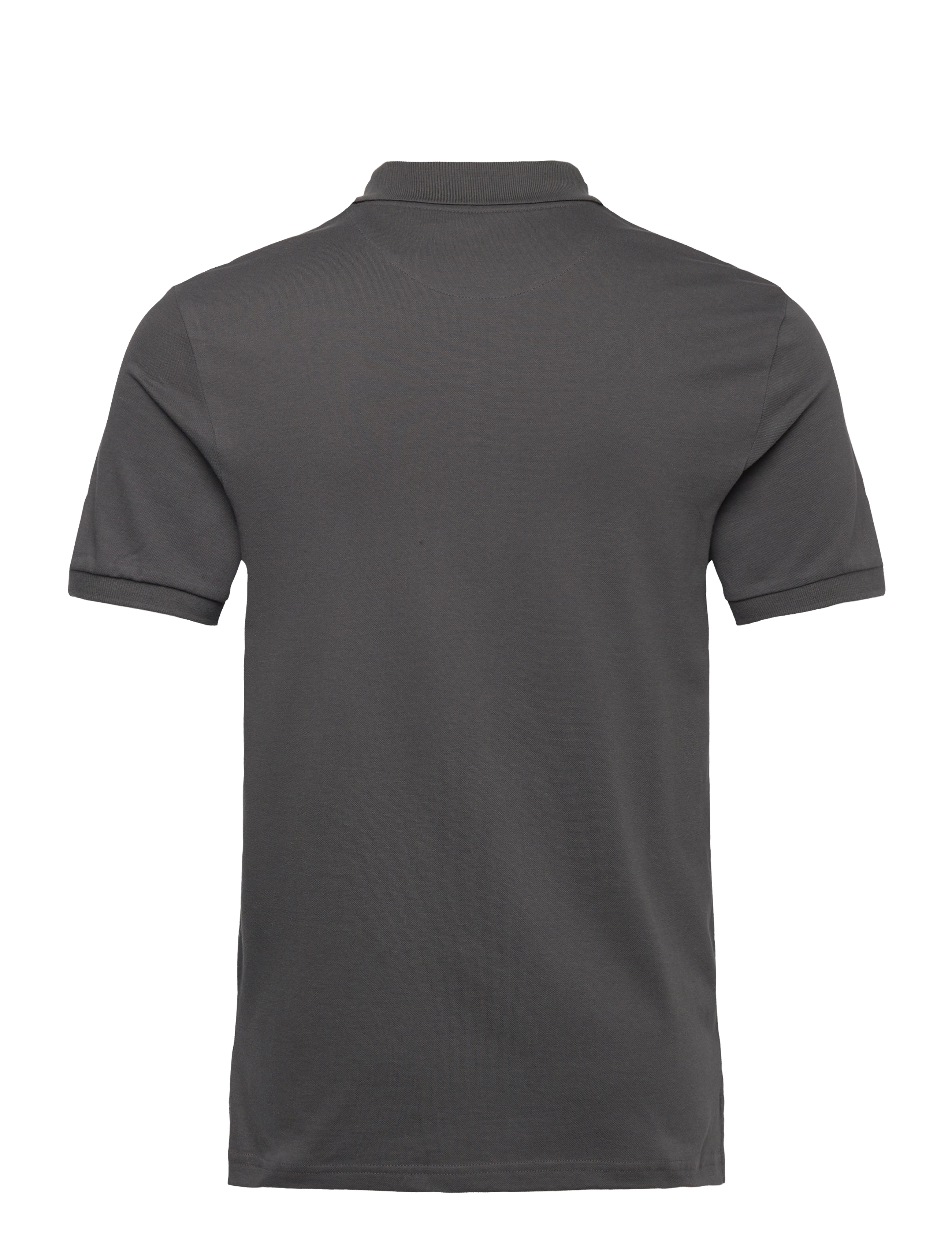 Lyle & Scott - Plain Polo Shirt - kortärmade pikéer - w635 gunmetal - 2