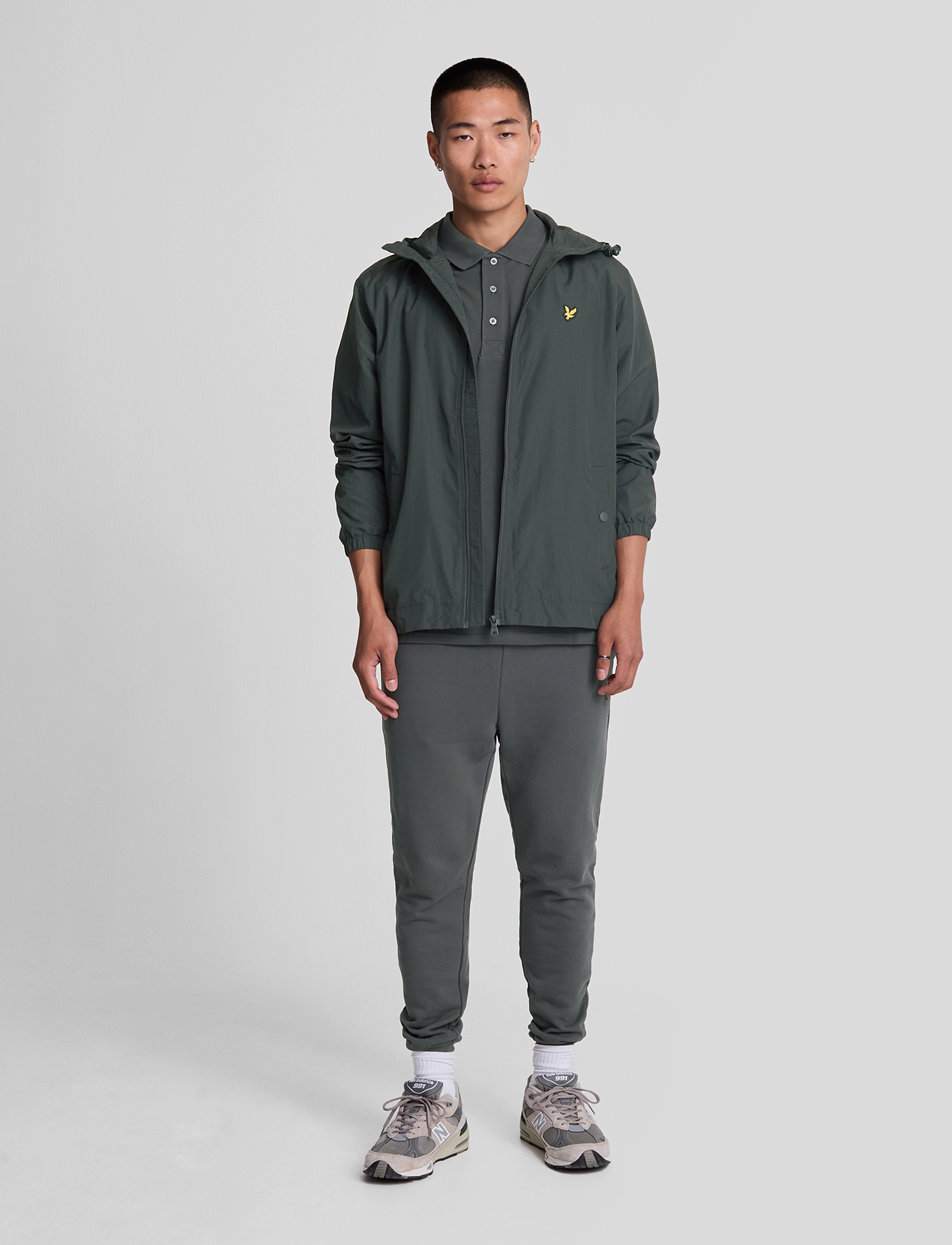 Lyle & Scott - Plain Polo Shirt - kurzärmelig - w635 gunmetal - 5