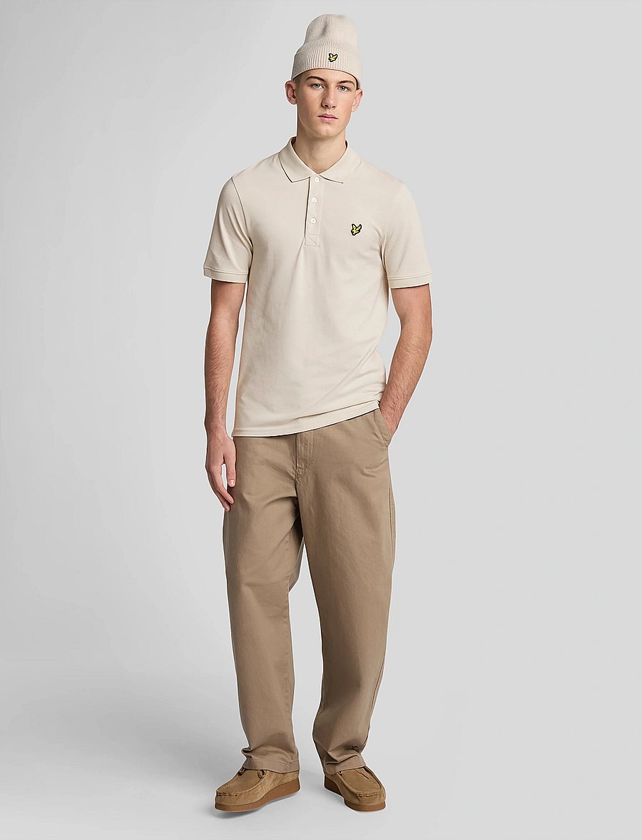 Lyle & Scott - Plain Polo Shirt - kurzärmelig - w870 cove - 4