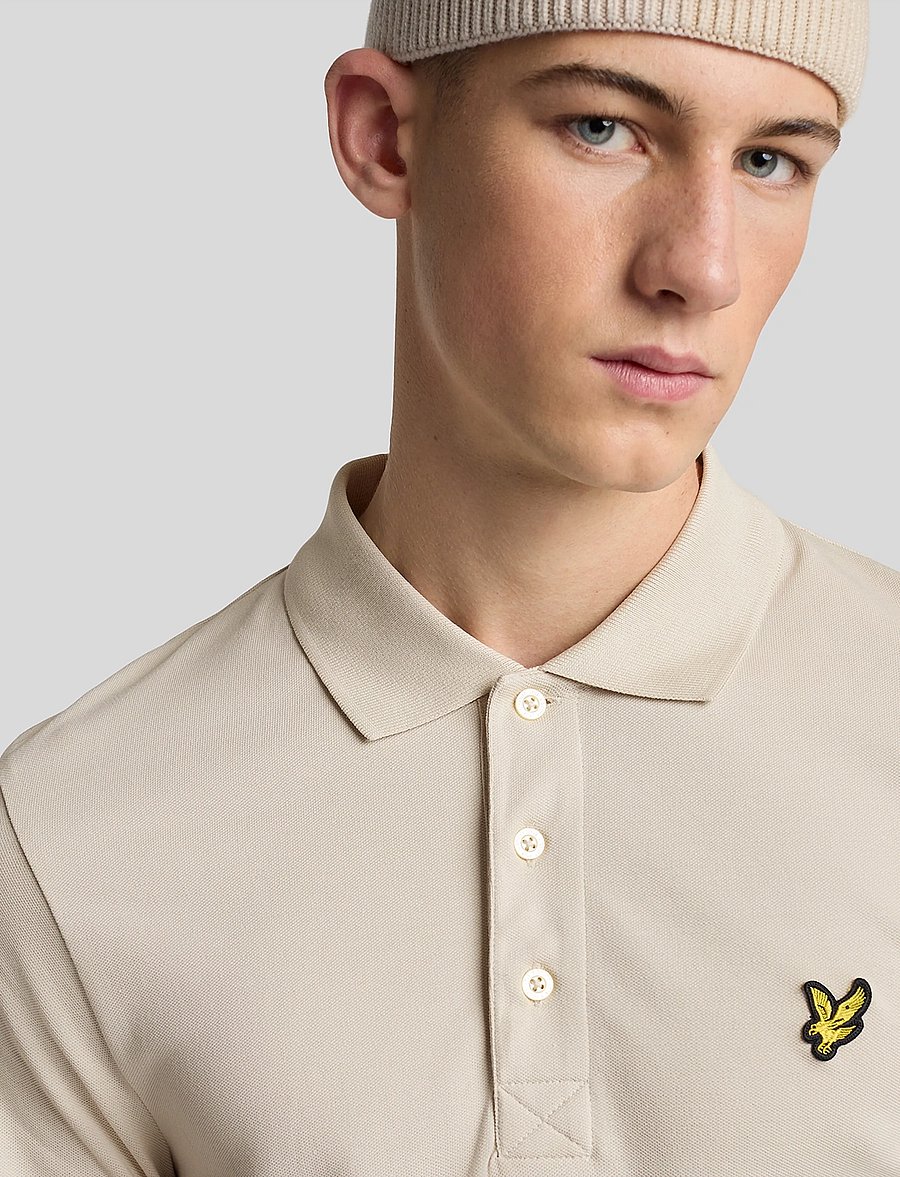 Lyle & Scott - Plain Polo Shirt - kurzärmelig - w870 cove - 5