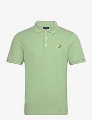 Lyle & Scott - Plain Polo Shirt - kortærmede poloer - w998 glencoe green - 0