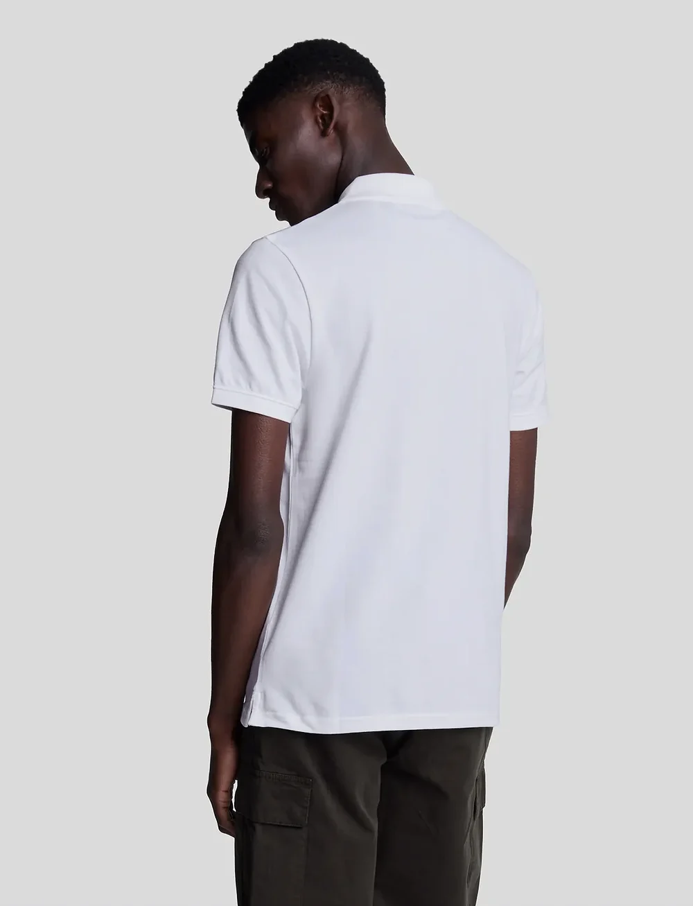 Lyle & Scott - Plain Polo Shirt - short-sleeved polos - white - 3