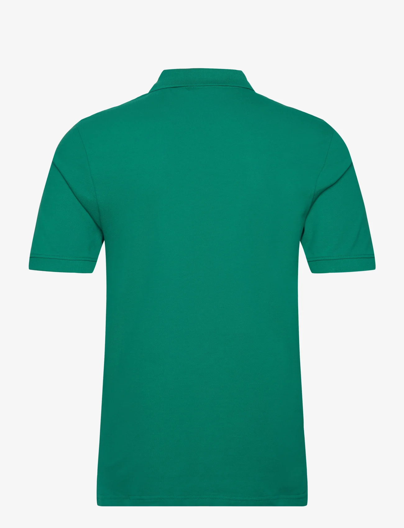 Lyle & Scott - Plain Polo Shirt - kortærmede poloer - x154 court green - 1