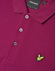 Lyle & Scott - Plain Polo Shirt - kortærmede poloer - x237 rich burgundy - 2