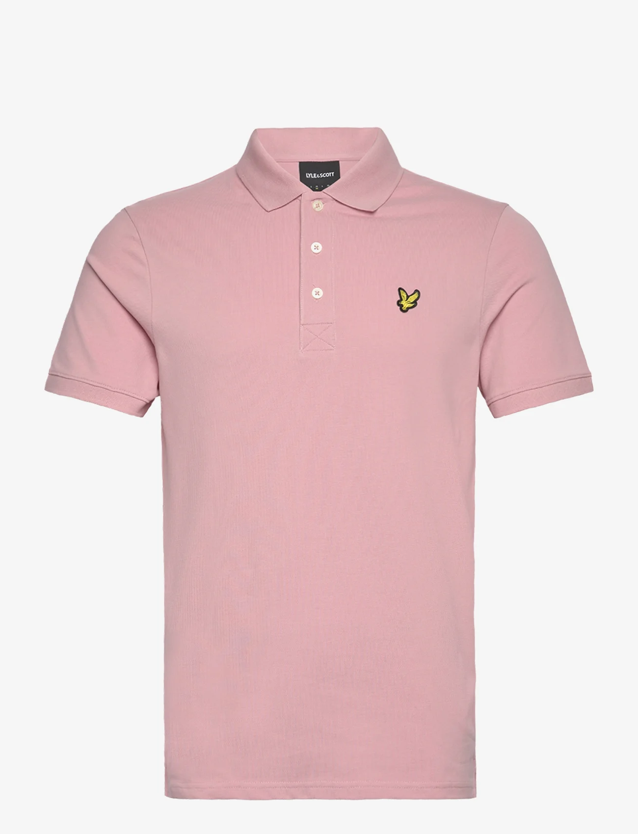 Lyle & Scott - Plain Polo Shirt - kortærmede poloer - x238 palm pink - 0